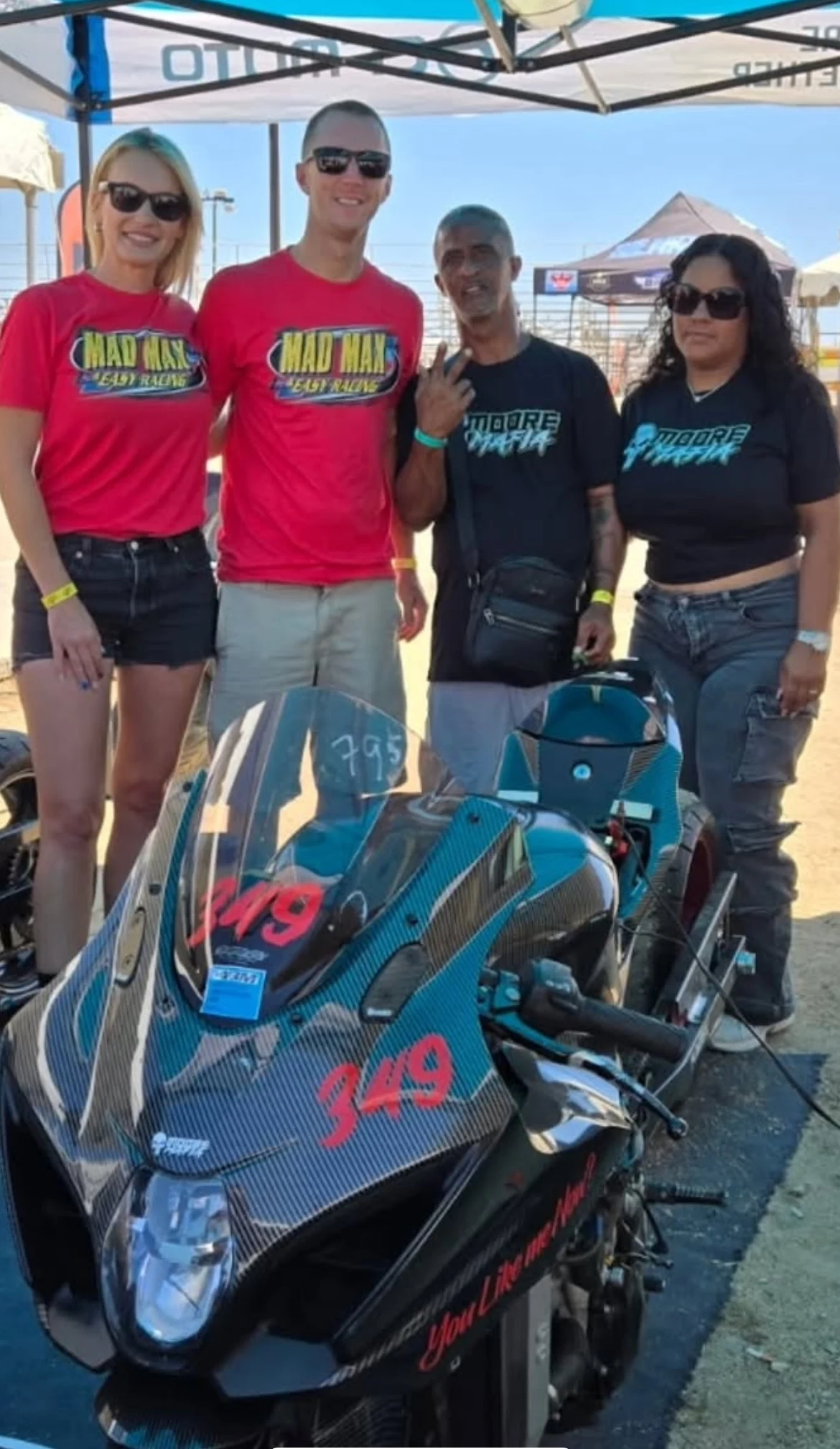 Customer custom apparel order