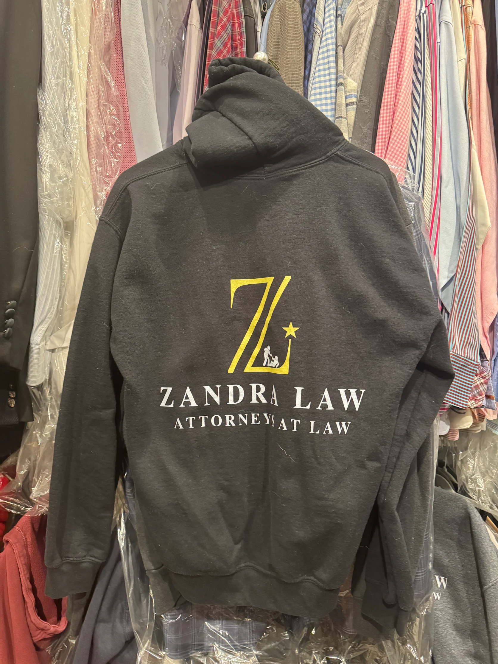 Customer custom apparel order