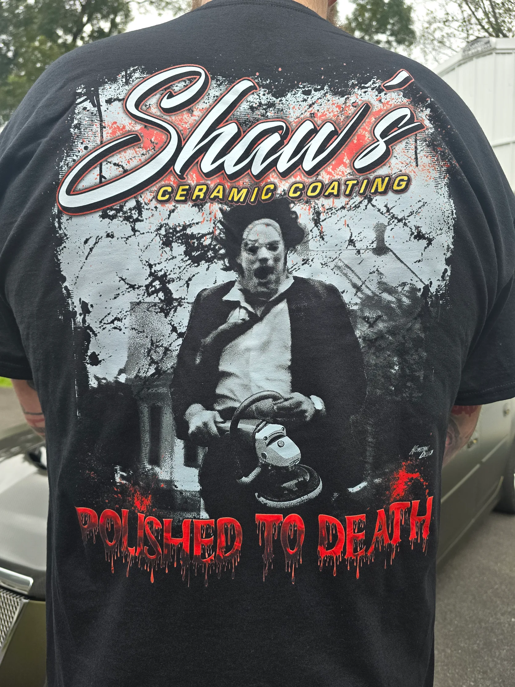 Customer custom apparel order